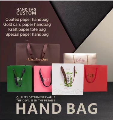 Abrazine UV ha stampato i sacchetti della spesa di carta ha personalizzato la borsa del regalo di promozione