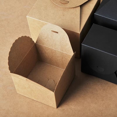 CMYK / Pantone Color Kraft Box di imballaggio personalizzato per le esigenze del cliente