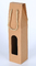 Sacchi di carta ricoprenti UV della bottiglia di vino di 2 pieghe con l'imballaggio tagliato della borsa del tessuto del cordone della bottiglia di vino di Windows