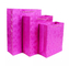 30gsm-160gsm Rose Pink Blue Glitter Gift insacca per il supermercato