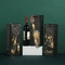 Scatole di cartone ondulate su ordinazione di timbratura di oro dei sacchi di carta della bottiglia di vino della stampa