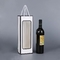 100gsm a 130gsm ha personalizzato le borse di carta del vino con la chiara finestra