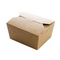 Scatola di pranzo di carta eliminabile del ODM dell'OEM del contenitore di insalata di pasta di CMYK Pantone Kraft