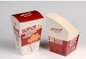 Carta della scatola 10.6*9.7*6.5cm di Fried Chicken Food Container Paper portare via i contenitori