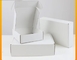 contenitore di carta piegante bianco ondulato biodegradabile di pianura della scatola di carta di 15x15x5cm