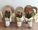 decorazione domestica riciclabile del sacco di carta del mazzo del fiore di 250g Kraft