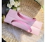 Il sacchetto della spesa floreale di carta kraft dell'arco del nastro copre la scatola d'imballaggio delle calzature