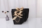 Timbratura della borsa bianca del regalo del nastro della cravatta a farfalla della borsa di Logo Light Green Cosmetic Shopping