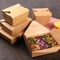 Scatola di pranzo di carta eliminabile del ODM dell'OEM del contenitore di insalata di pasta di CMYK Pantone Kraft