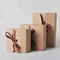 scatole di favore di festa nuziale della cravatta a farfalla dei contenitori di carta kraft del cioccolato 1800gsm Candy