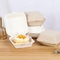 Scatola di pranzo della canna da zucchero della copertura superiore del compartimento del contenitore di carta del contenitore di alimento del dolce