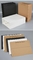 il sacco di carta di compera Brown del mestiere bianco di altezza di 44cm - di 17cm insacca con le maniglie