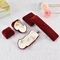 Gioielli di carta della collana del pendente che imballano impegno Ring Box del velluto di 10x10x3.5cm