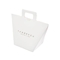 Logo White Kraft Present Paper su ordinazione insacca la borsa francese del regalo di 9.5*9*12cm con il nastro